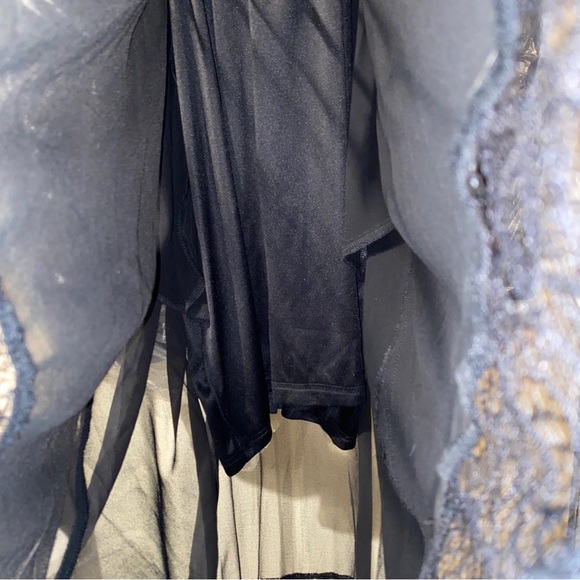 WAPI For Plus High Low Sheer Dress 1X - Picture 3 of 6